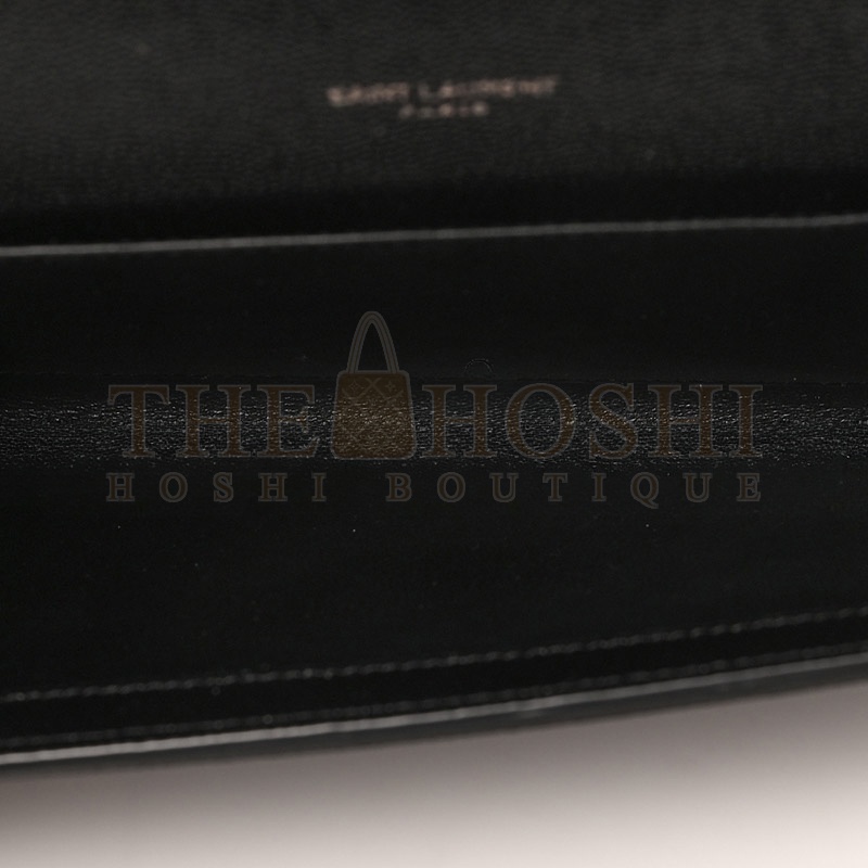 Y51 UPTOWN CHAIN WALLET IN GRAIN DE POUDRE EMBOSSED LEATHER 6077881GF0U1000 (19*12*3cm) Master Quality